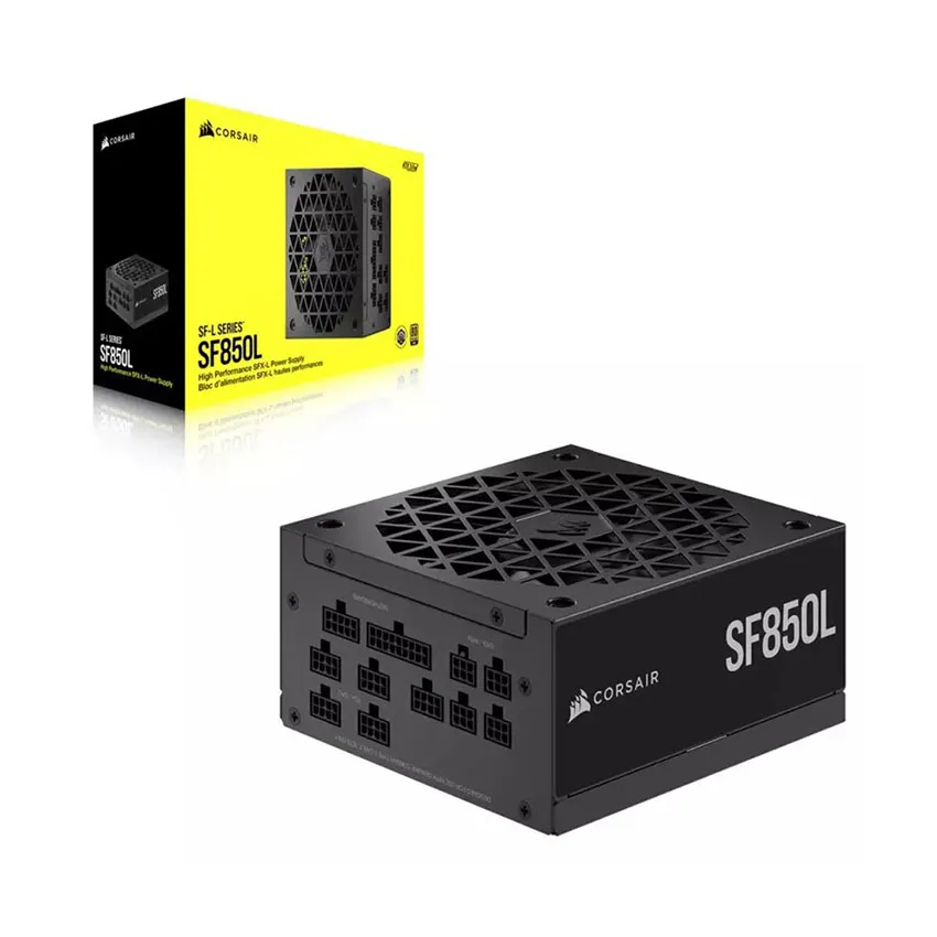 Nguồn Corsair SF850L - ATX 3.0 &amp; PCIe 5.0 (80 Plus Platinum/Màu Đen/SFX/Full Modular)